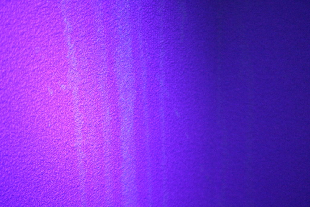 猫のスプレーをブラックライトで可視化